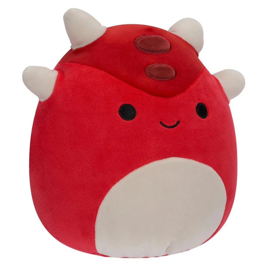 Squishmallows Sergio Red Armoured Dinosaur Plush Toy