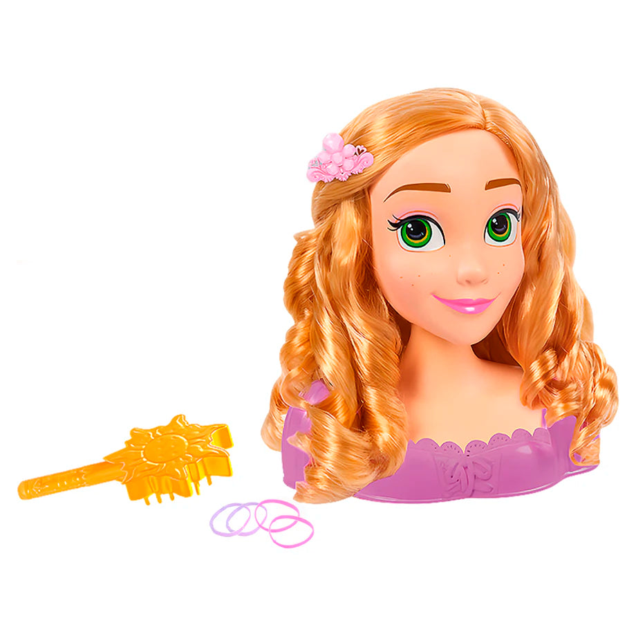 Disney Princess Rapunzel Styling Head Doll Playset (7 Pieces)