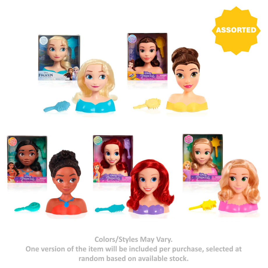 Disney Princess Mini Styling Head (Assorted)