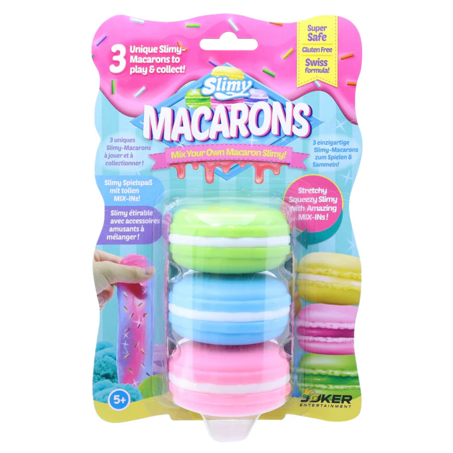 Slimy Mix Your Own Macaron Slimy 3 Colours Assorted 3x50g Set