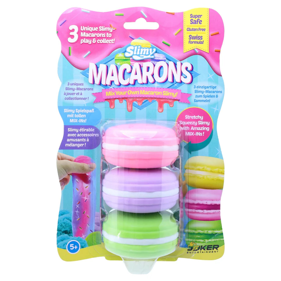 Slimy Mix Your Own Macaron Slimy 3 Colours Assorted 3x50g Set