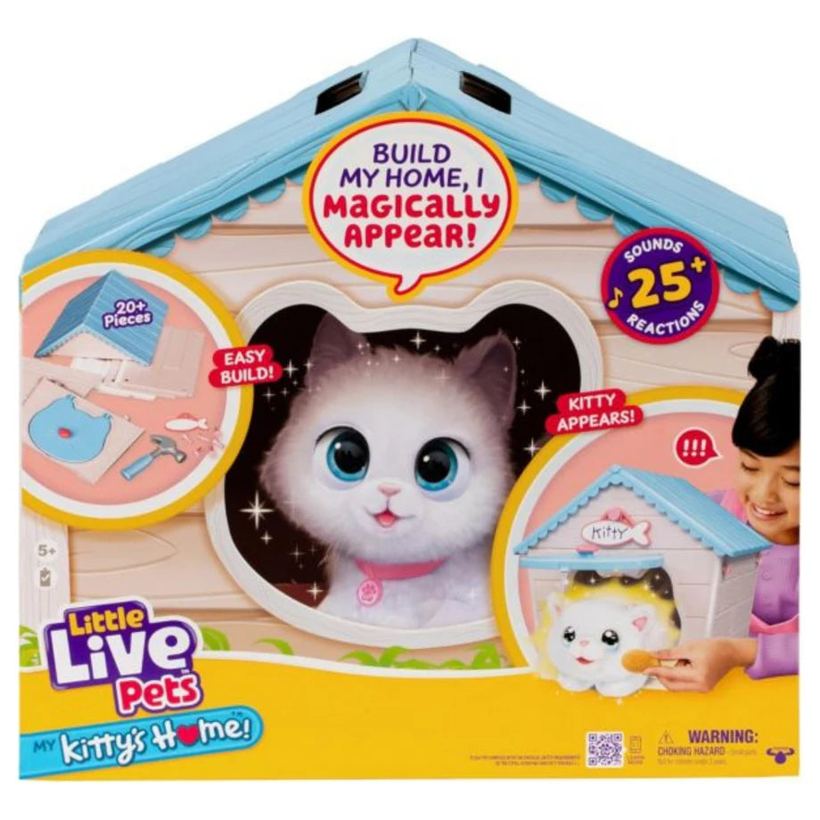 Little Live Pets My Kitty's Home Interactive Plush Playset