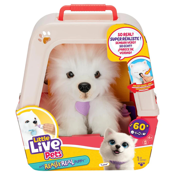 Little Live Pets My Really Real Puppy Luna The Samoyed Interactive Toy Puppy