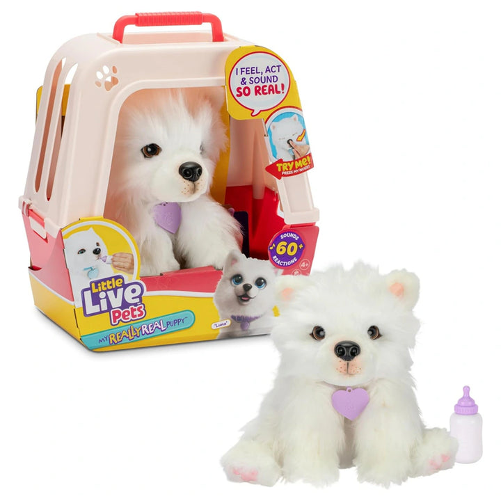 Little Live Pets My Really Real Puppy Luna The Samoyed Interactive Toy Puppy