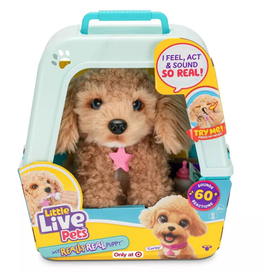 Little Live Pets My Really Real Puppy Curley The Cavoodle Plush Toy