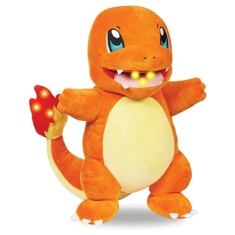 Pokemon Flame Action Charmander Interactive Plush Toy