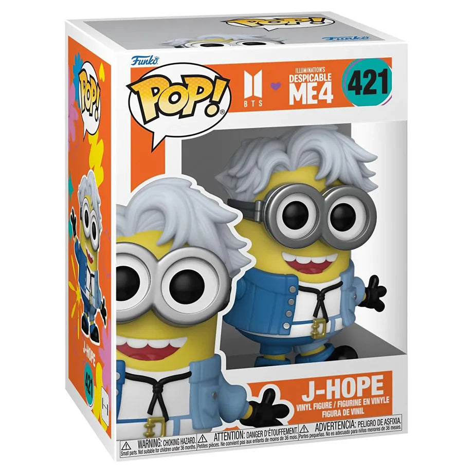 Funko POP! Movies Despicable Me & BTS J-Hope Vinyl Figure (10.54 cm)