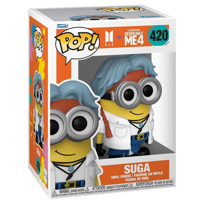 Funko POP! Movies Despicable Me & BTS SUGA Vinyl Figure (10.3 cm)