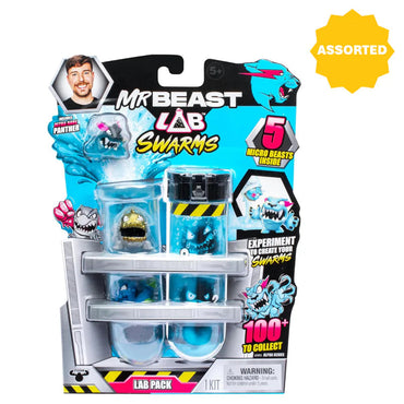 MrBeast Lab Swarms Mystery Test Tube Mini Figure Set (Pack of 5, Assorted)