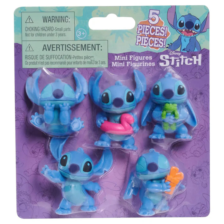 Disney Lilo & Stitch Stitch Mini Figure Pack (Set of 5)