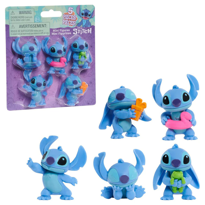 Disney Lilo & Stitch Stitch Mini Figure Pack (Set of 5)