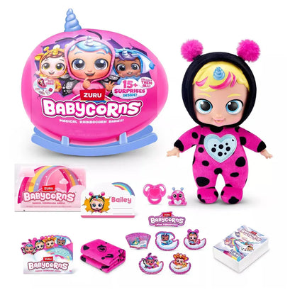Babycorns Magical Rainbocorn Babies Plush Doll (Assorted, 24 cm)