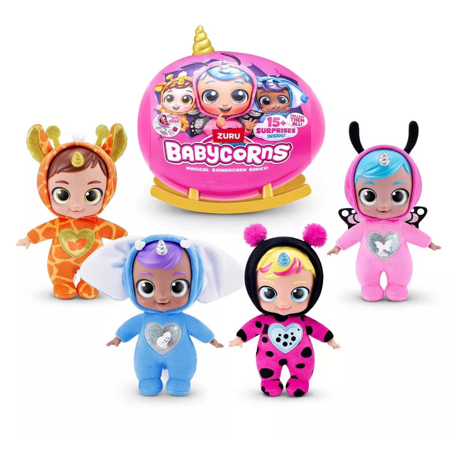 Babycorns Magical Rainbocorn Babies Plush Doll (Assorted, 24 cm)