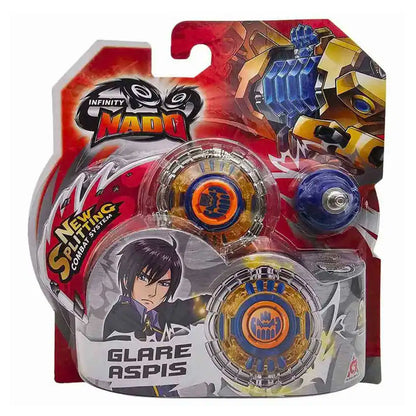 Infinity Nado Standard Series Glare Aspis Spinning Top with Launcher Set