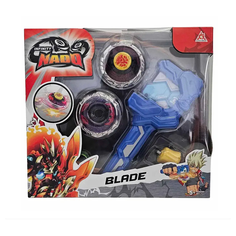 Infinity Nado Athletic Series Blade Spinning Top with Launcher Set