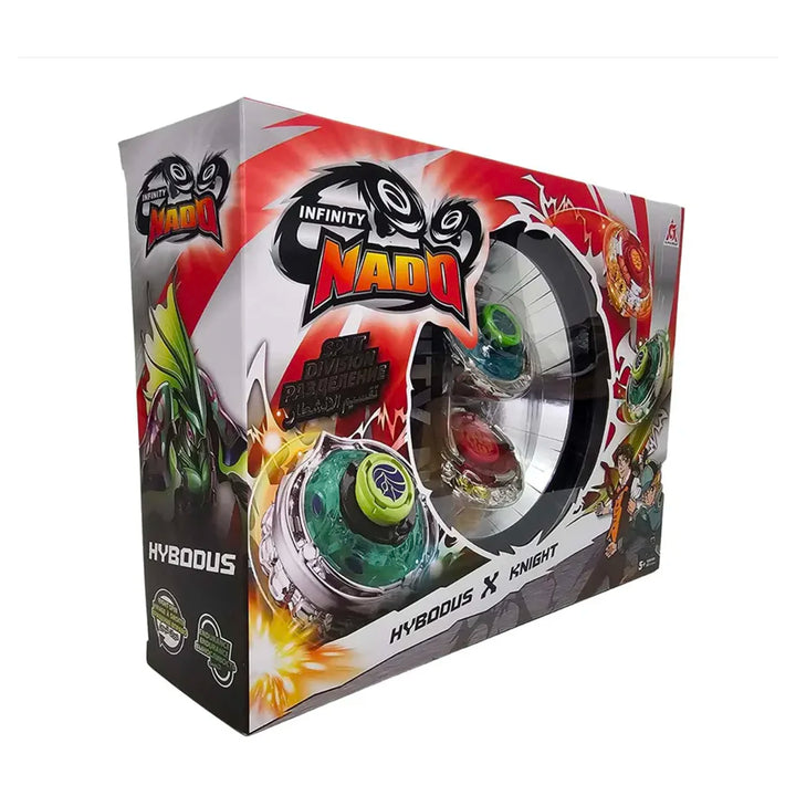 Infinity Nado Split Series Hybodus & Knight Spinning Tops Set