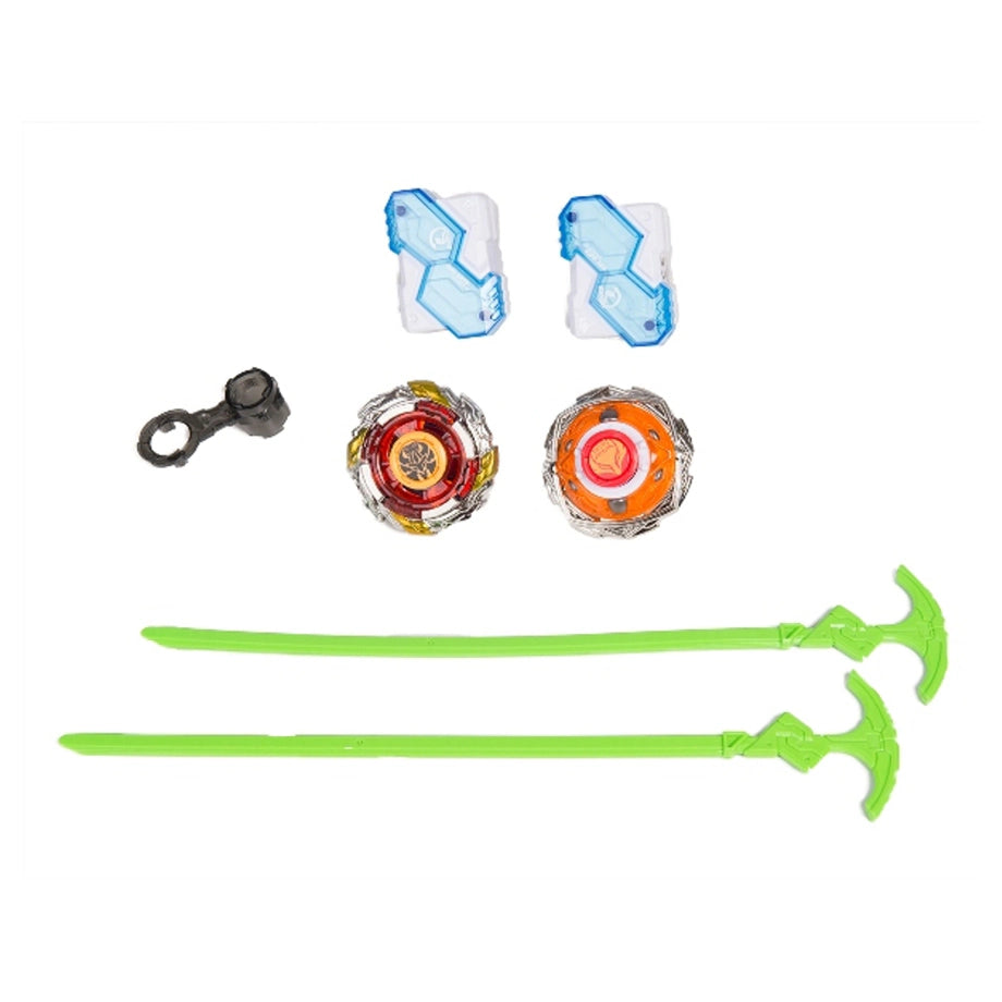 Infinity Nado Split Series Kaleido Fox & Basaltic Sword Spinning Tops Set