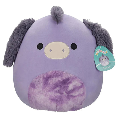 Squishmallows Deacon The Purple Donkey with Tie-Dye Belly Plush Toy