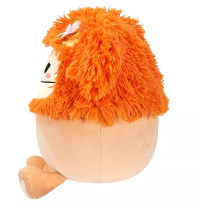 Squishmallows Shasta Light Orange Bigfoot with Flower Pin Plush Toy