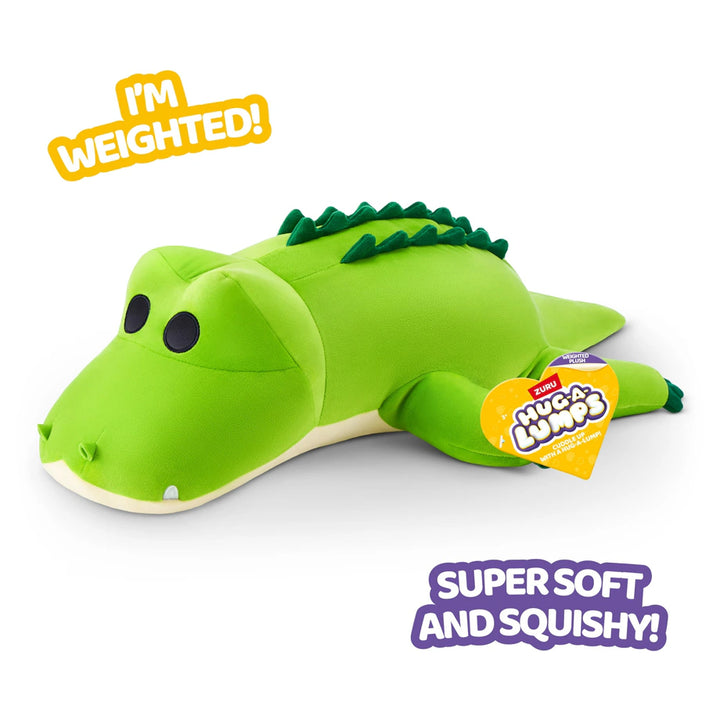 Hug-A-Lumps Rocko The Crocodile Weighted Plush Toy (55 cm)