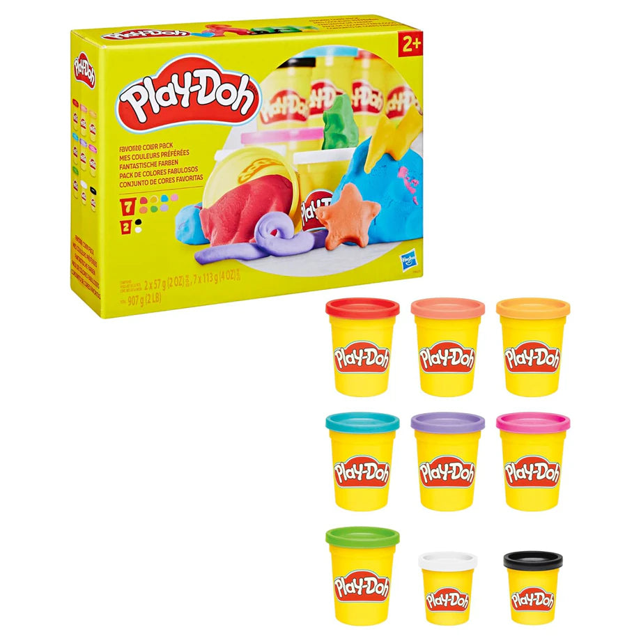 Play-Doh Modeling Compound Favorite Color Pack (Set of 9)