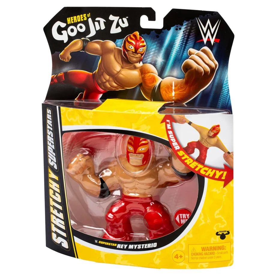 Heroes of Goo Jit Zu WWE Stretchy Superstars Rey Mysterio Action Figure