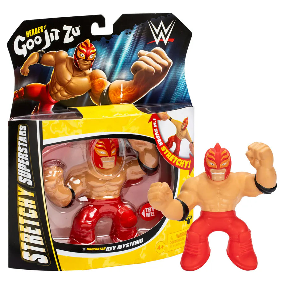 Heroes of Goo Jit Zu WWE Stretchy Superstars Rey Mysterio Action Figure