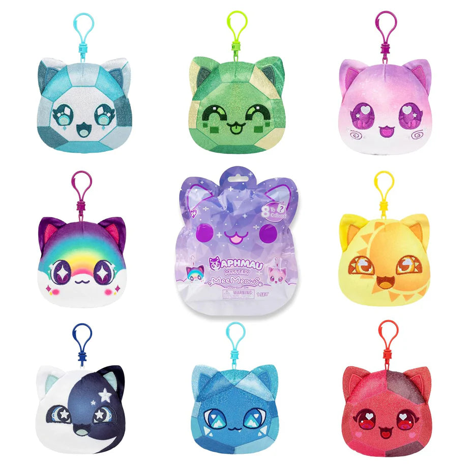 Aphmau MeeMeows Mystery Collectible Mini Plush Clip-On (16.79 cm, Assorted)
