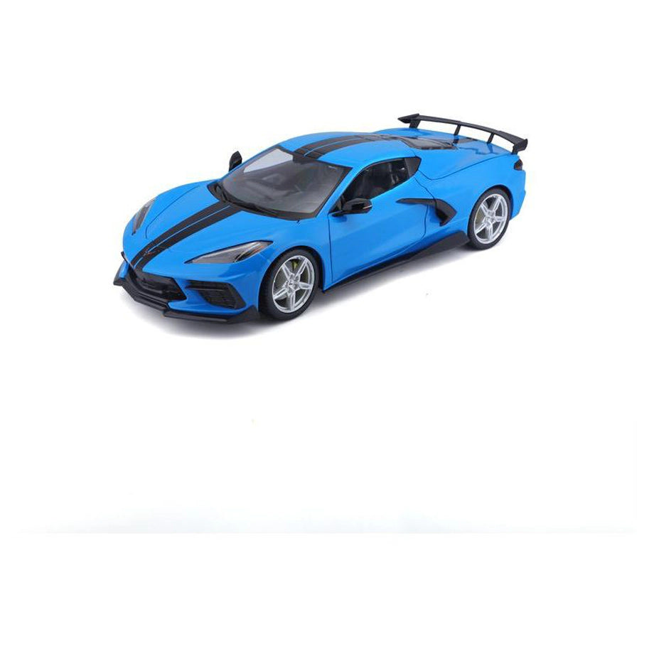 Maisto Chevrolet Corvette Stingray Coupe 2020 Diecast Car 1:18 (Blue)