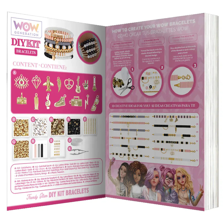 WOW Magazine! Trendy Glam DIY Create Your Bracelets Kit
