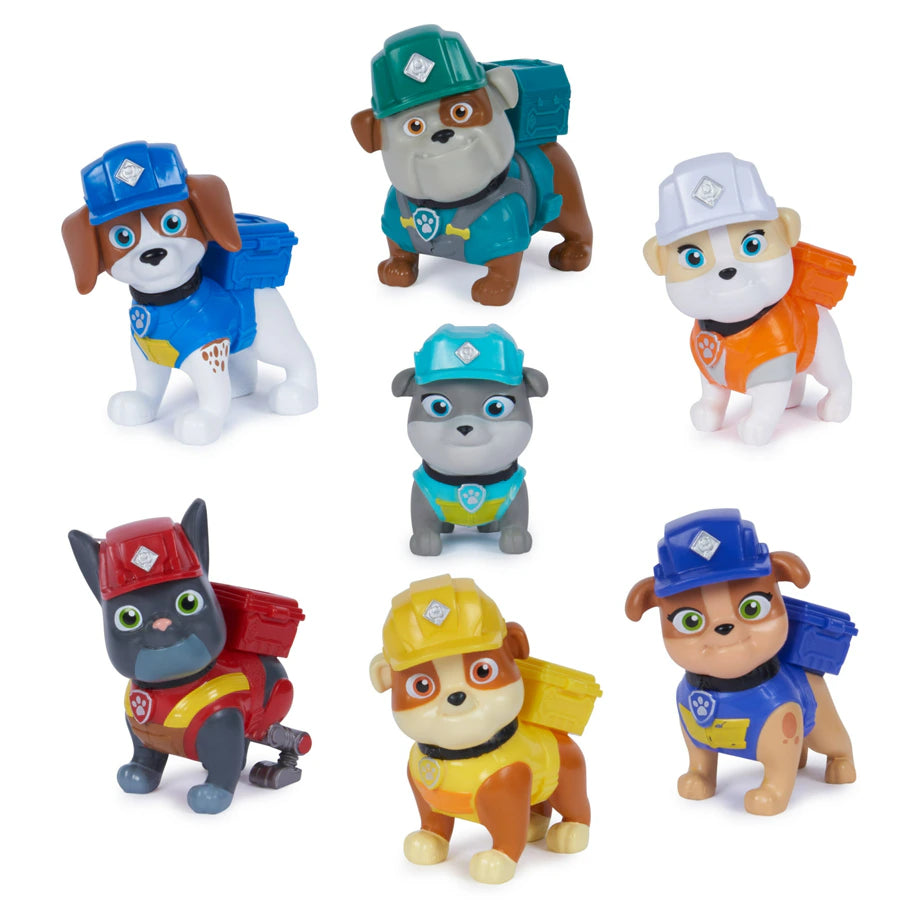 PAW Patrol Rubble & Crew Toy Figures Set of 7