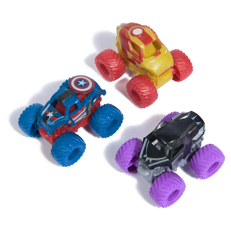 Monster Jam Marvel Mini Monster Truck 3-Pack (1:87)