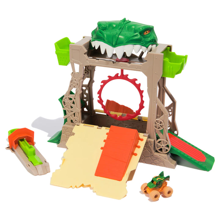 Monster Jam Mini Jams Dragon Dungeon of Doom Playset