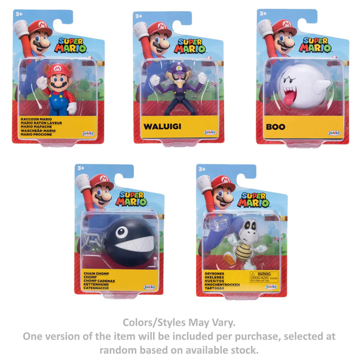 Super Mario Character Figure 6 cm (Styles May Vary)