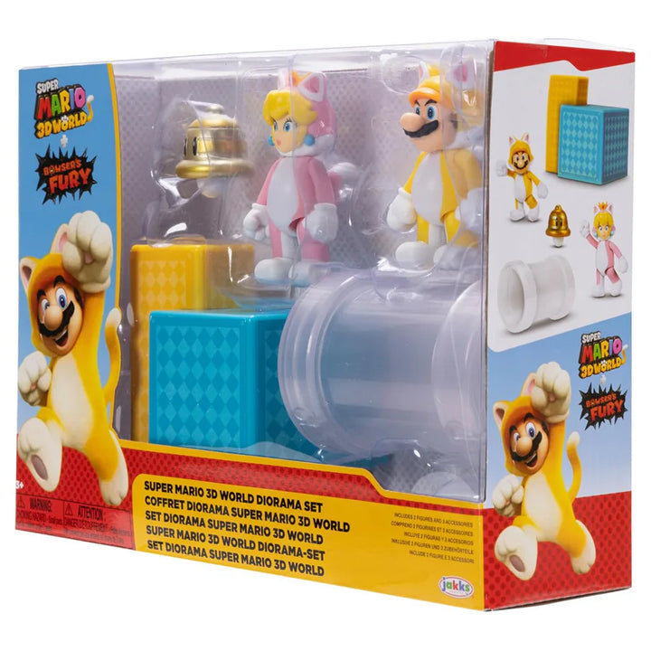 Nintendo Super Mario 3D Words with Bowsers Fury Action Figures (6.35 cm)
