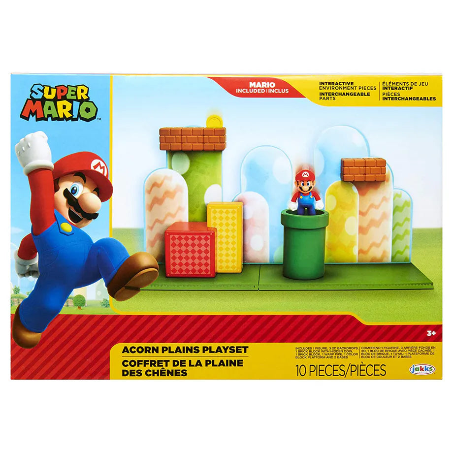 Nintendo Super Mario Acorn Plains Figure Playset