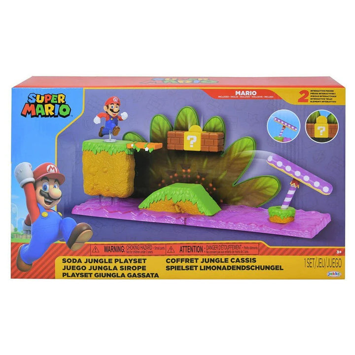 Nintendo Super Mario Soda Jungle Playset