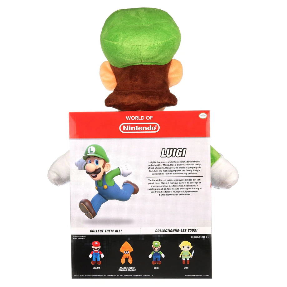 Nintendo Super Mario Luigi Jumbo Plush (50.8 cm)