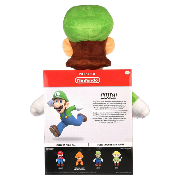 Nintendo Super Mario Luigi Jumbo Plush (50.8 cm)