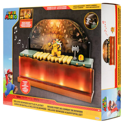 Nintendo Super Mario Bowser Battle Action Figure Playset