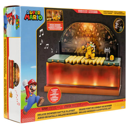 Nintendo Super Mario Bowser Battle Action Figure Playset