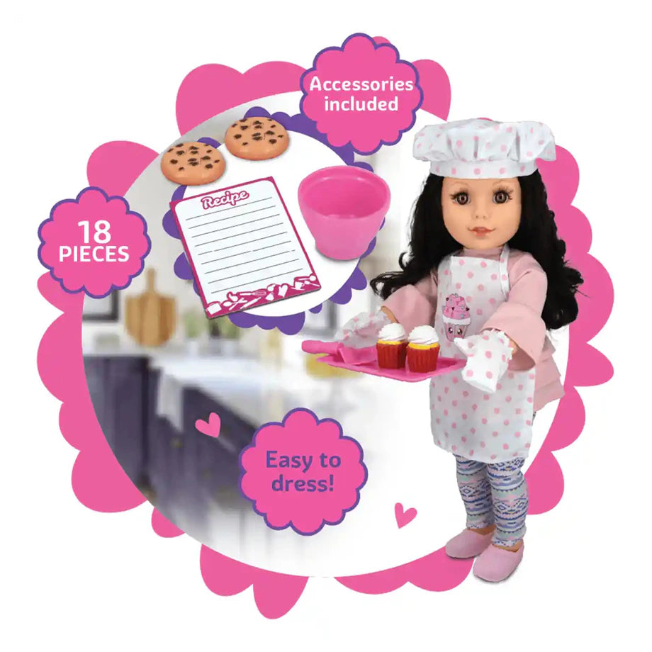 Baby Maziuna Style Girls Baking Fun Playset (45.72 cm)