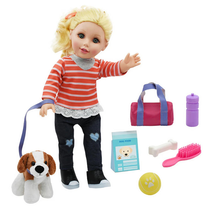 Baby Maziuna Imagine Us Dog Park Day Doll Playset (45.72 cm)