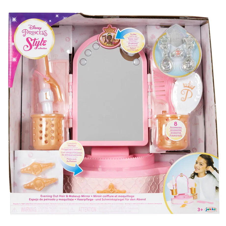 Disney Princess Style Evening Hair Out and Makeup Mirror Set