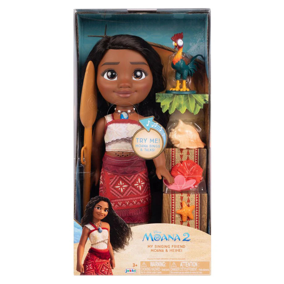Disney My Singing Friend Moana Doll & Heihei Figure Playset