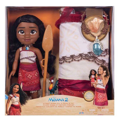 Disney Ultimate Moana Doll & Dress-Up Set (7 Piece)