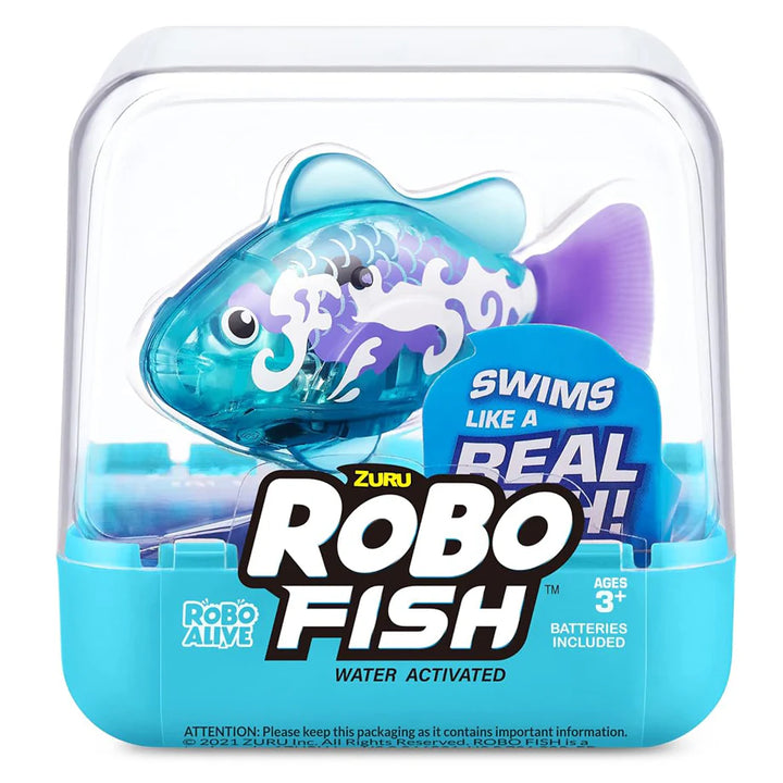 Robo Alive Zuru Water Activated Robotic Swimming Fish (7 cm, Assorted)