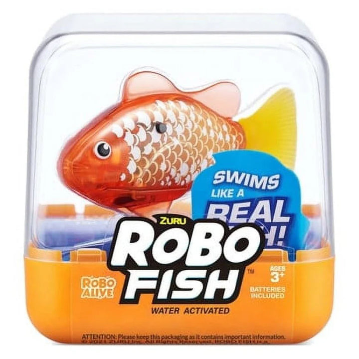Robo Alive Zuru Water Activated Robotic Swimming Fish (7 cm, Assorted)