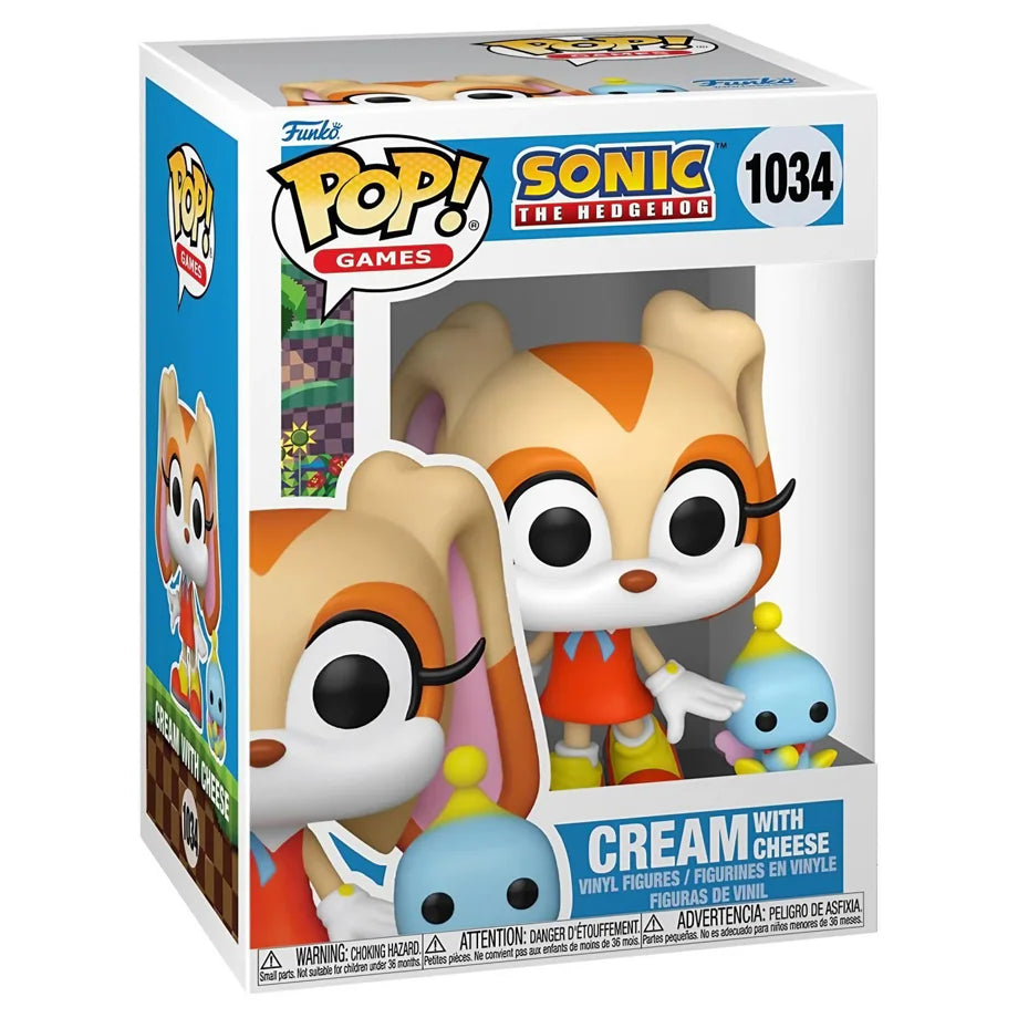 Funko POP! Games Sonic the Hedgehog Cream with Cheese Vinyl Figure (9.14 cm)