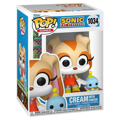 Funko POP! Games Sonic the Hedgehog Cream with Cheese Vinyl Figure (9.14 cm)